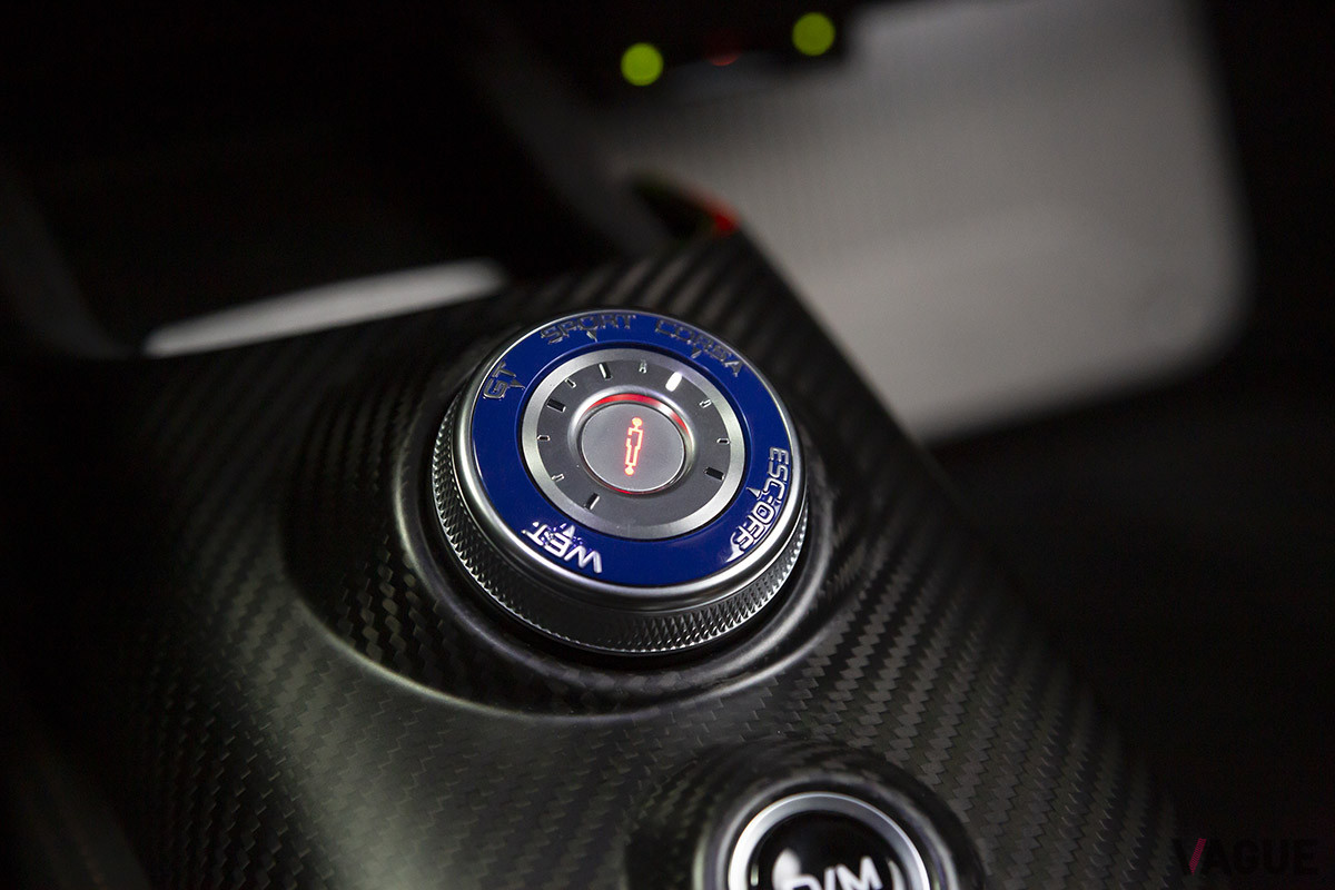 ドライブモードは「GT」、「スポーツ」、「コルサ」、「ウエット」の4タイプ