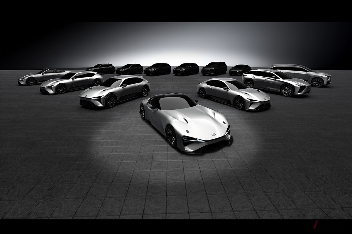 2035年に100%のEV化を目指しているレクサス。今回のRZを皮切りに、スポーツカーや次世代型セダンなど、多彩なモデルを市場投入する準備を進めている