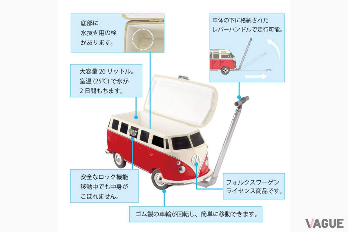 VW T1バス型クーラーボックス