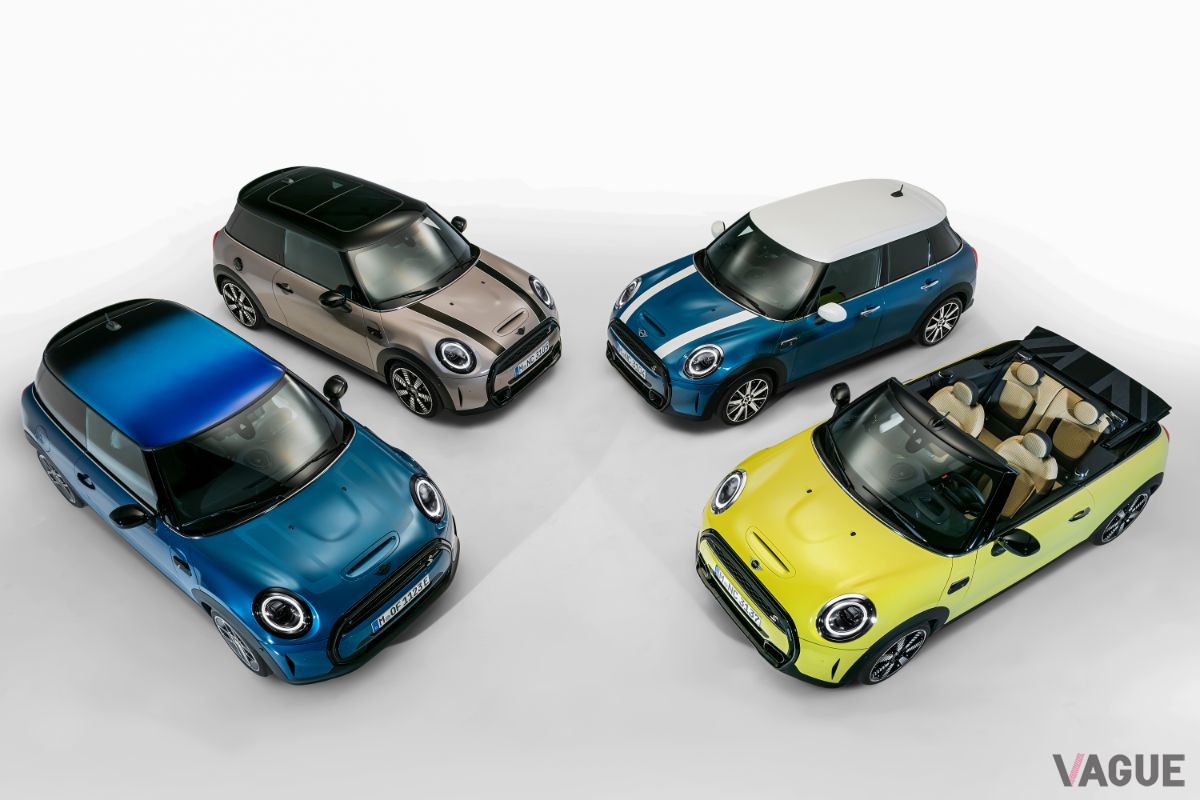 マイナーチェンジをおこなった「MINI3ドア」「MINI5ドア」「MINIコンバーチブル」