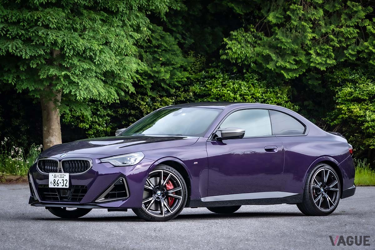 M240i xDriveクーペのフロントスタイル。キドニーグリルは常識的な大きさ