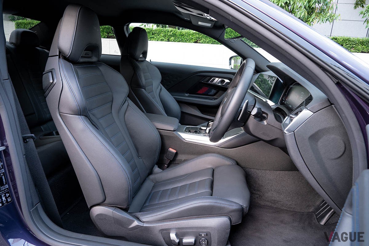 M240i xDriveクーペのフロントシート