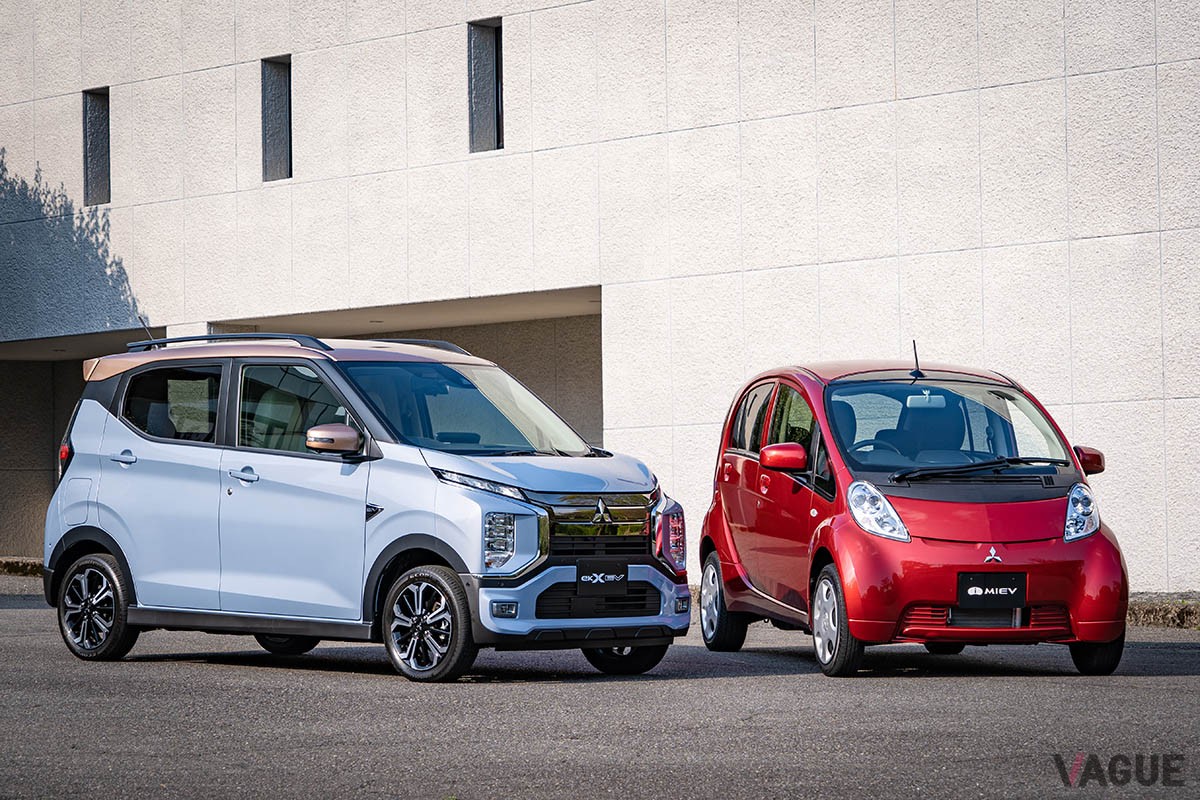 先駆者であるアイミーブに対し、より“使える”EVとなったeKクロスEV。広いキャビンや優れた航続距離など、実用性が大幅に進化した