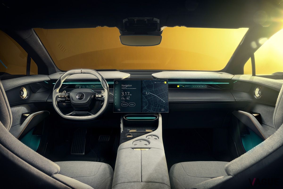 ロータス新型「エレトレ」のインテリア
