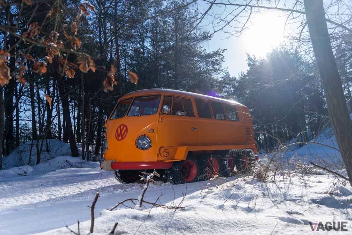 VWタイプIIベースの8輪車「ハーフトラック・フォックス」