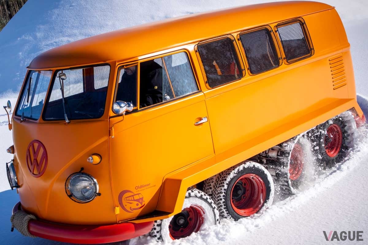 VWタイプIIベースの8輪車「ハーフトラック・フォックス」