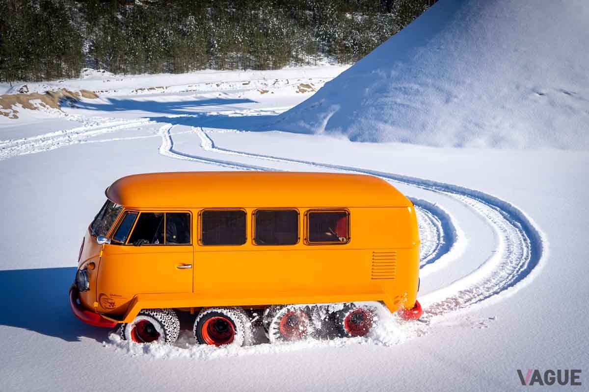 VWタイプIIベースの8輪車「ハーフトラック・フォックス」