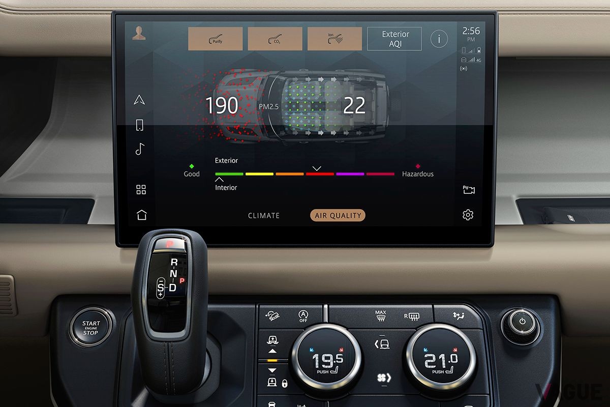 ランドローバー「ディフェンダー130」のインテリア