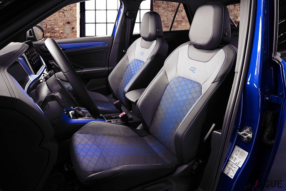 VW改良新型「T-Roc R」の前席