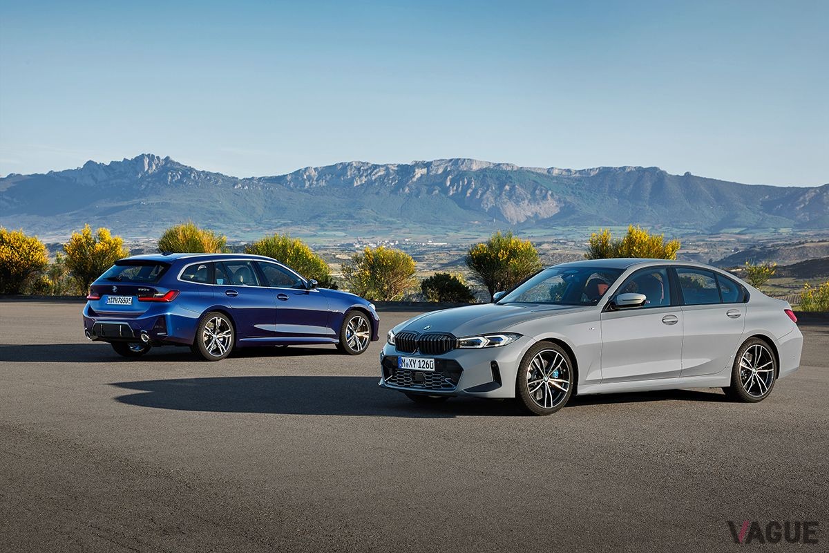 BMW改良新型「3シリーズセダン」と「3シリーズツーリング」