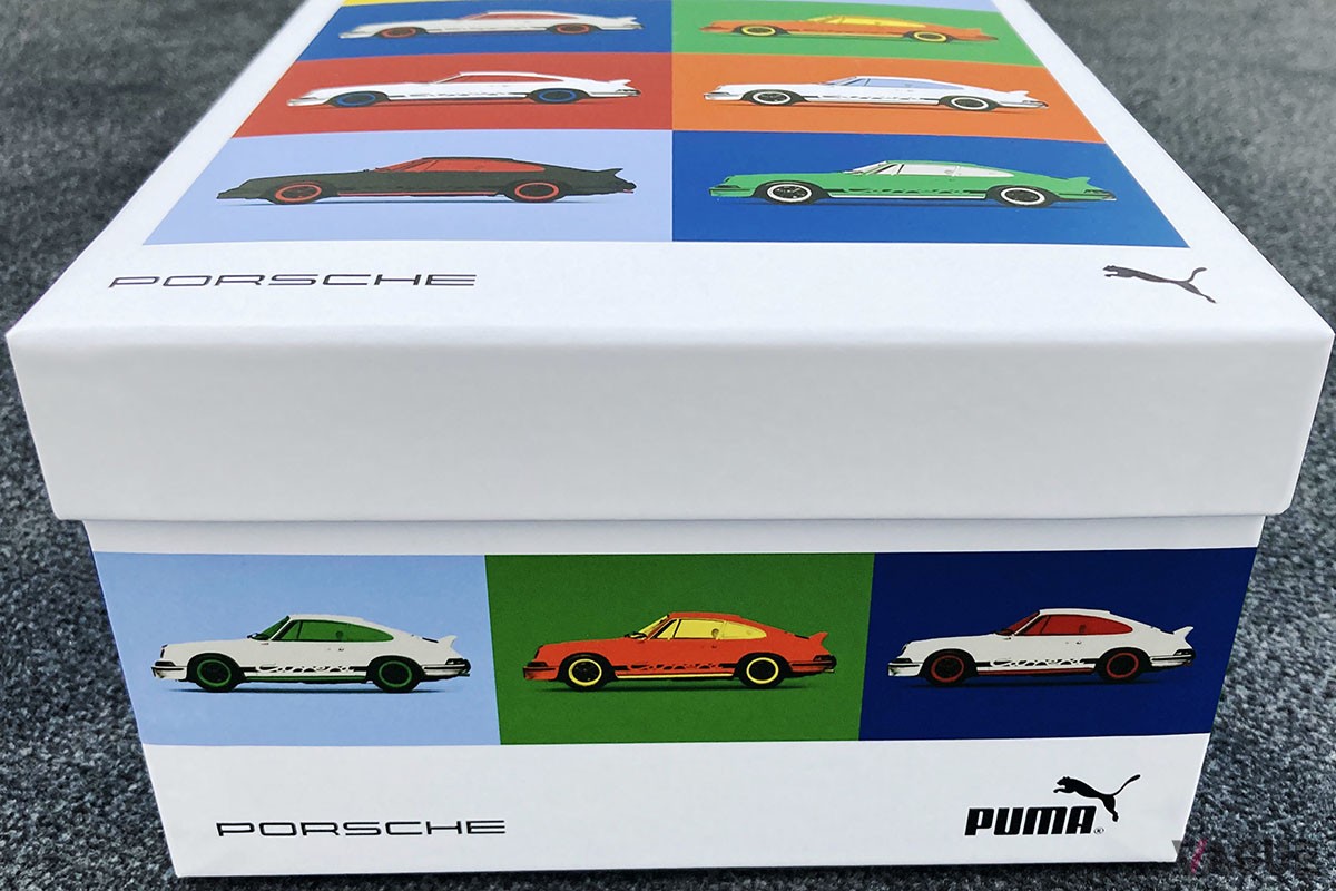 プーマ×ポルシェ スエード RS 2.7 リミテッドエディションの箱