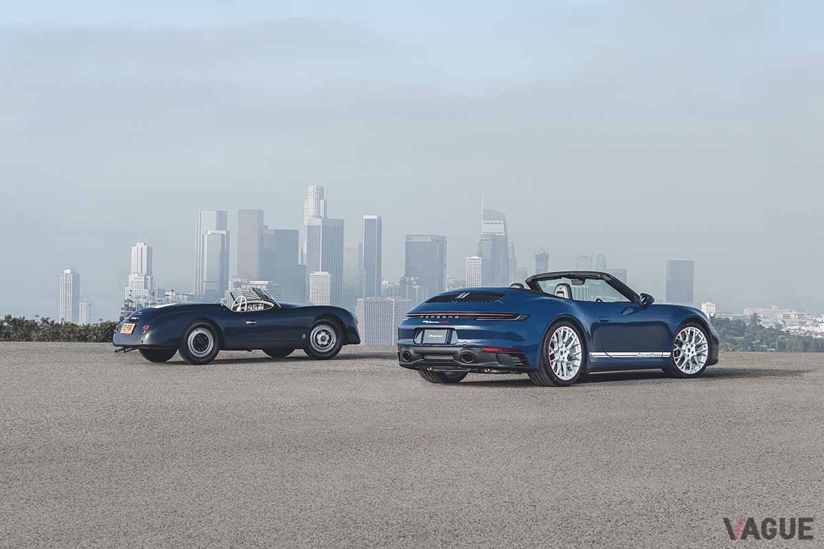 ポルシェ「911カレラGTSカブリオレ・アメリカ」とポルシェ「356アメリカ・ロードスター」