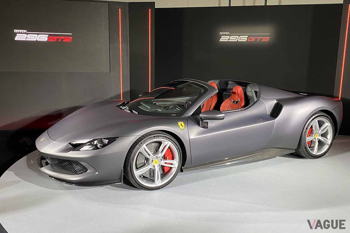 日本初公開されたフェラーリ新型「296GTS」