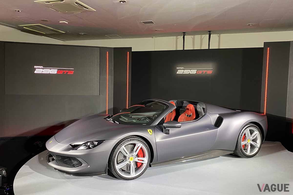 日本初公開されたフェラーリ新型「296GTS」