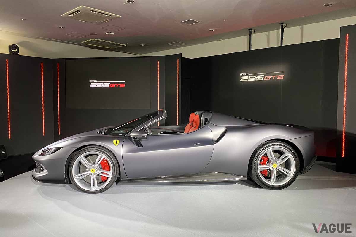 日本初公開されたフェラーリ新型「296GTS」