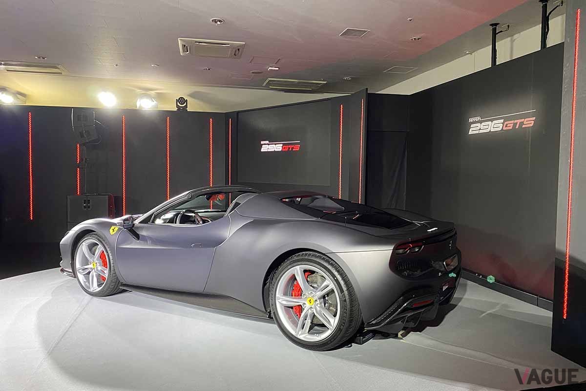 日本初公開されたフェラーリ新型「296GTS」