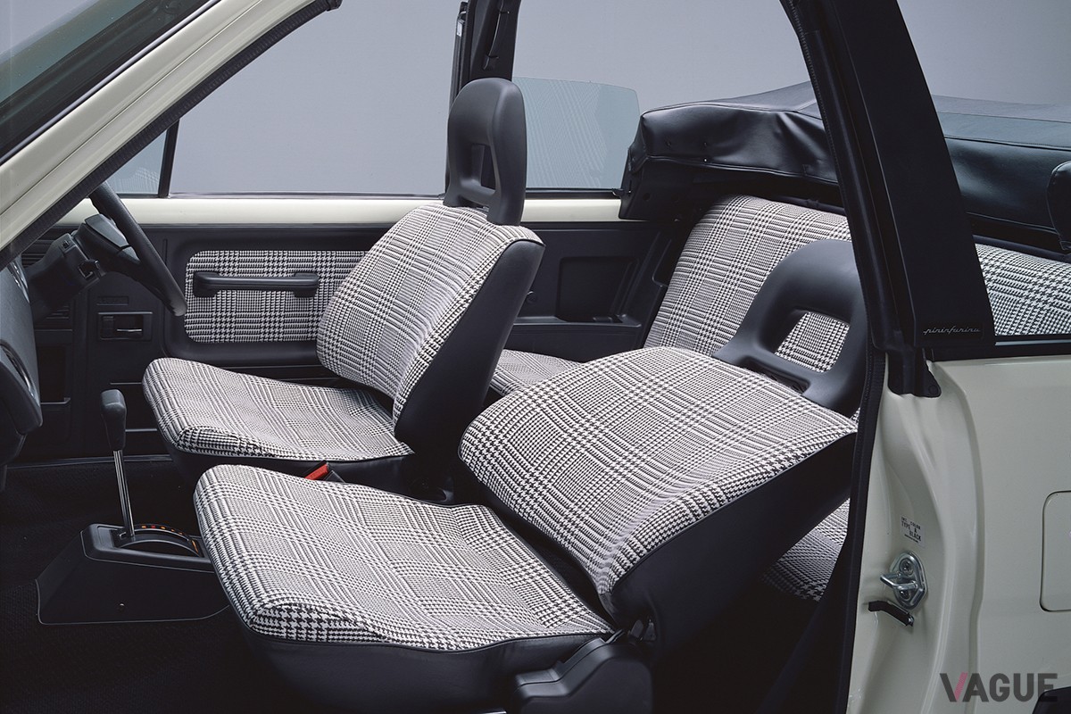 ホンダ「シティ・カブリオレ」のファブリックシート