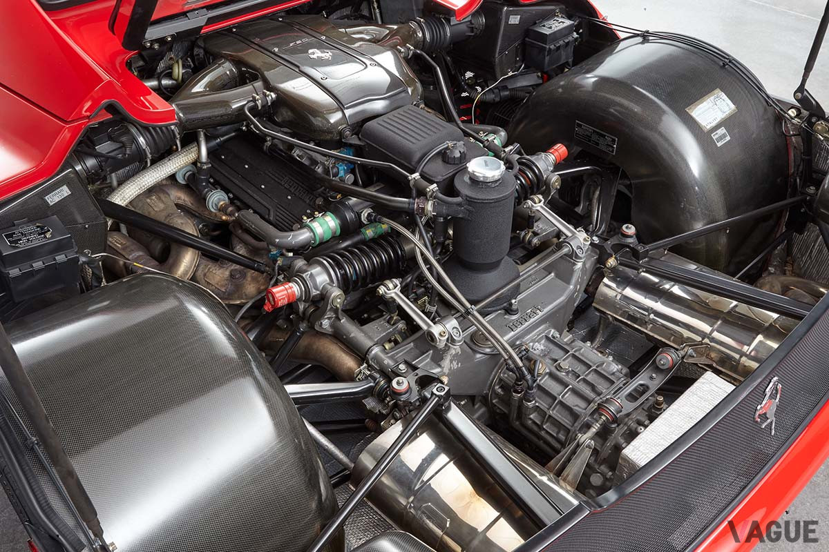 約4億1000万円で落札されたフェラーリ「F50」（C）2021 Courtesy of RM Sotheby's