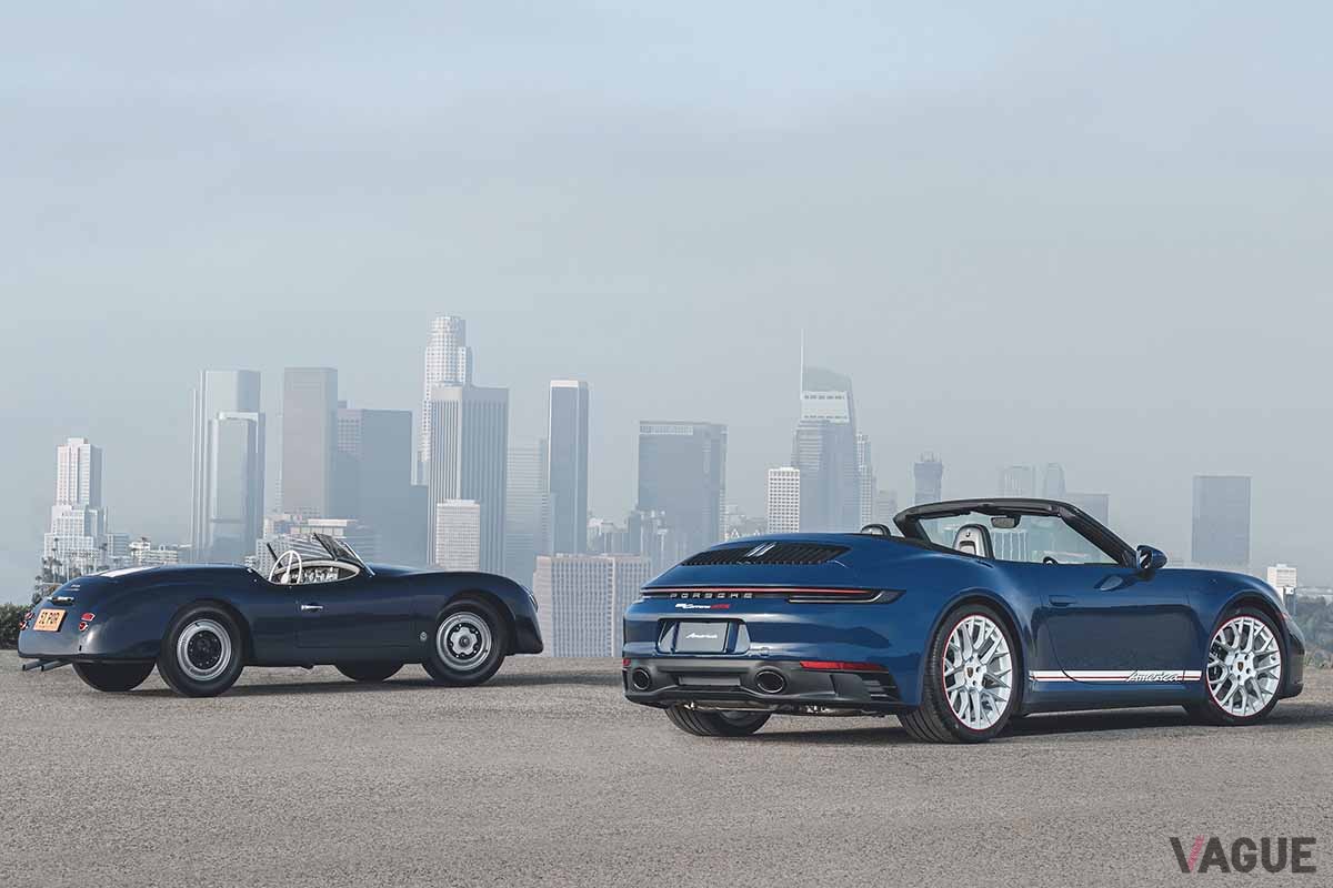 ポルシェ「911カレラGTSカブリオレ・アメリカ」とポルシェ「356アメリカ・ロードスター」
