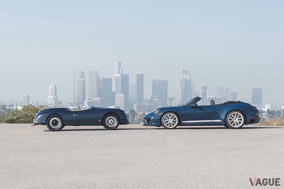 ポルシェ「911カレラGTSカブリオレ・アメリカ」とポルシェ「356アメリカ・ロードスター」