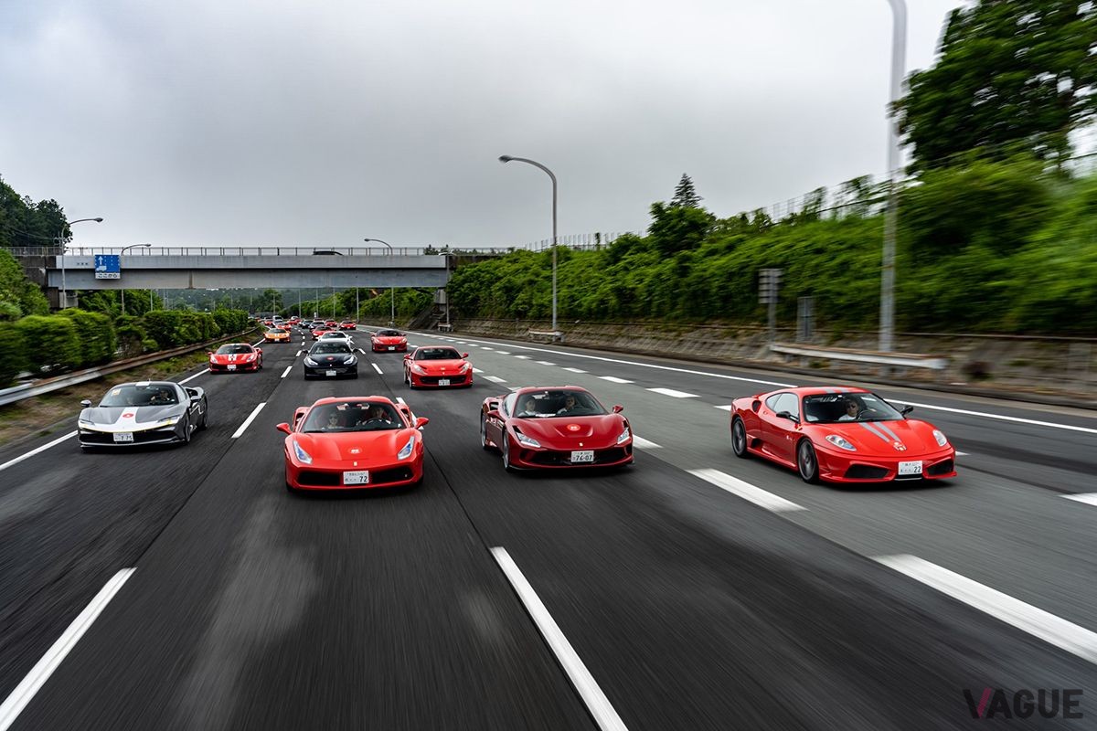 各地から愛車でレーシングデイズ会場に集結するラリー「Road to Suzuka」