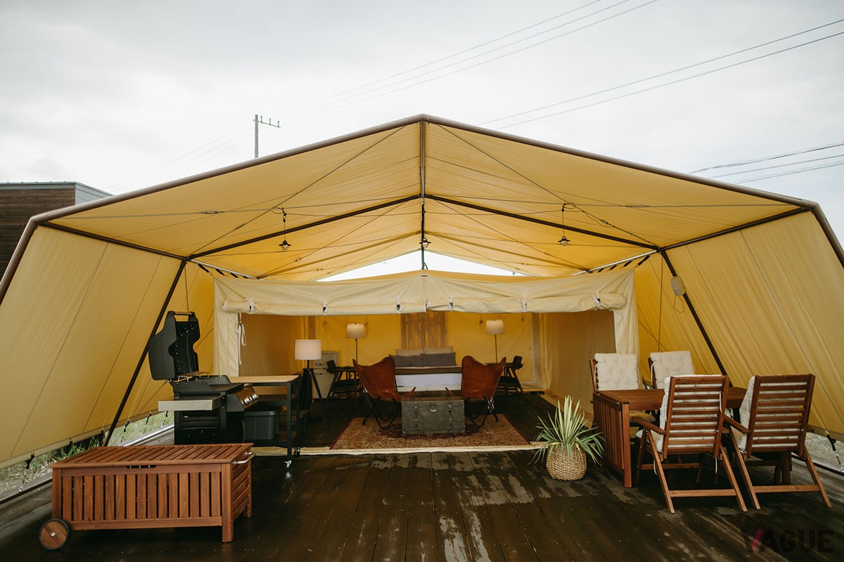 新デザインのキャンプフィールドと新しい利用プランが登場した都市型のスマートなアウトドア施設「WILDBEACH seaside glamping park」