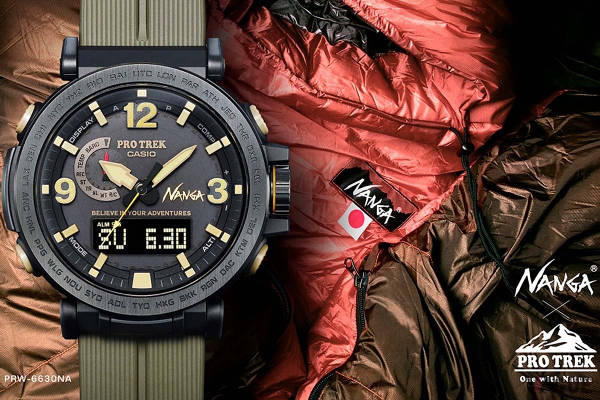 限定版 CASIO PRO TREK NANGA コラボレーションモデル 腕時計