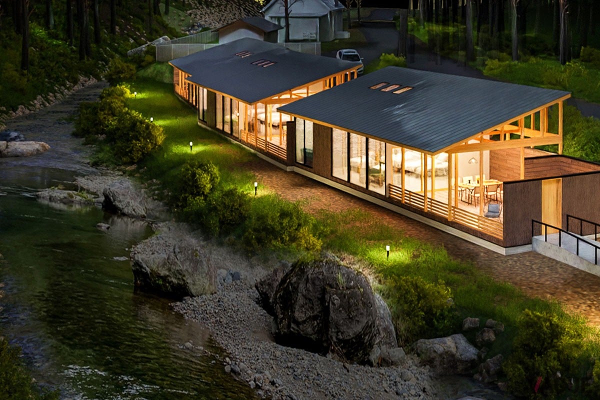 京都の奥座敷に建ち、温泉も楽しめるハイグレードな“清流リバーサイドグランピング”施設「RETOUR KYOTO〜ルトゥール京都〜」