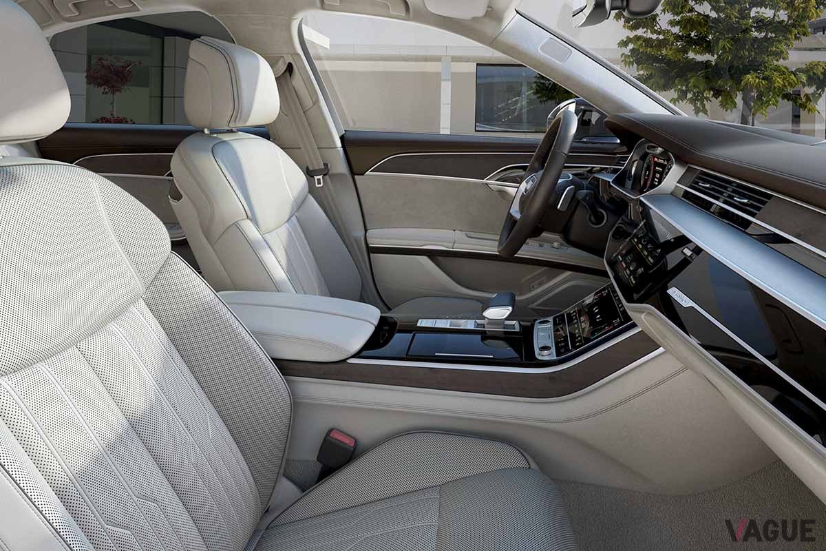 2022年4月21日に発表されたアウディ新型「A8」のインテリア