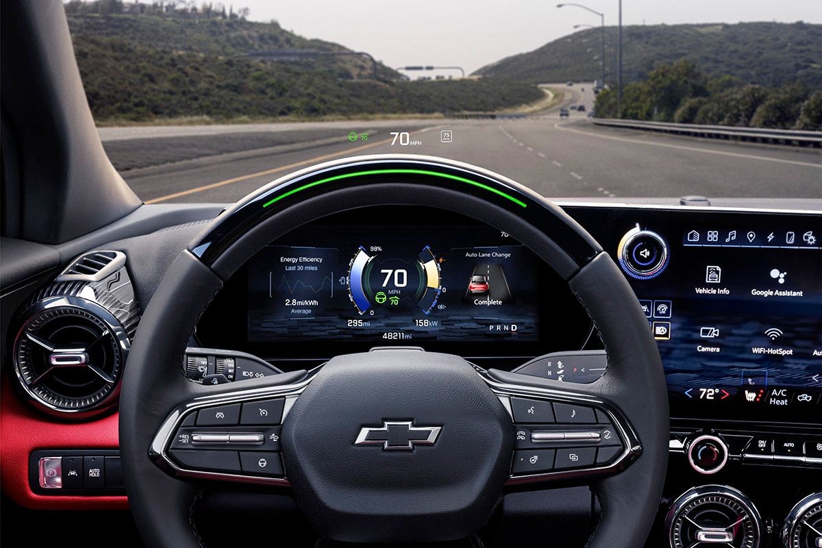 シボレー新型「ブレイザーEV」のインテリア