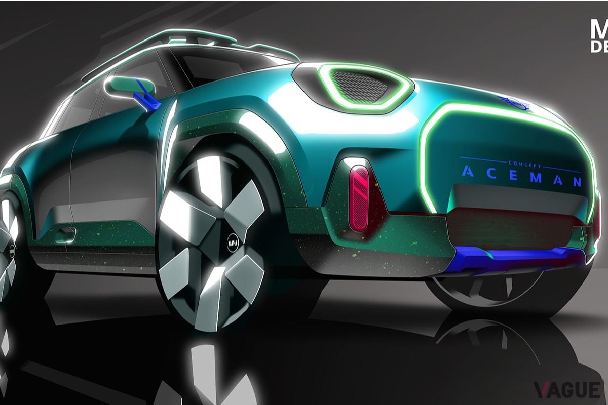 2022年に世界初公開された「ミニ・コンセプト・エースマン」のデザイン画