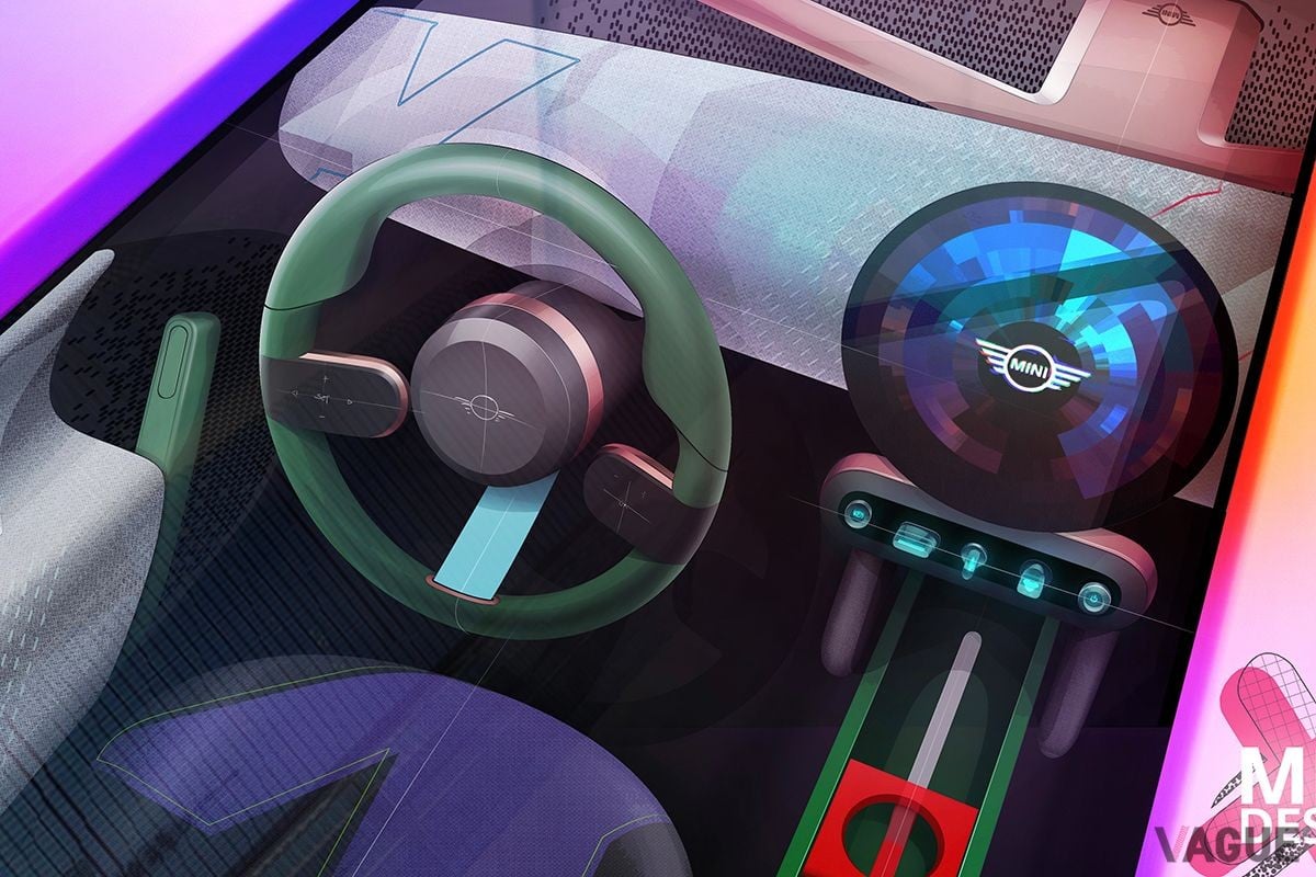 2022年に世界初公開された「ミニ・コンセプト・エースマン」のデザイン画