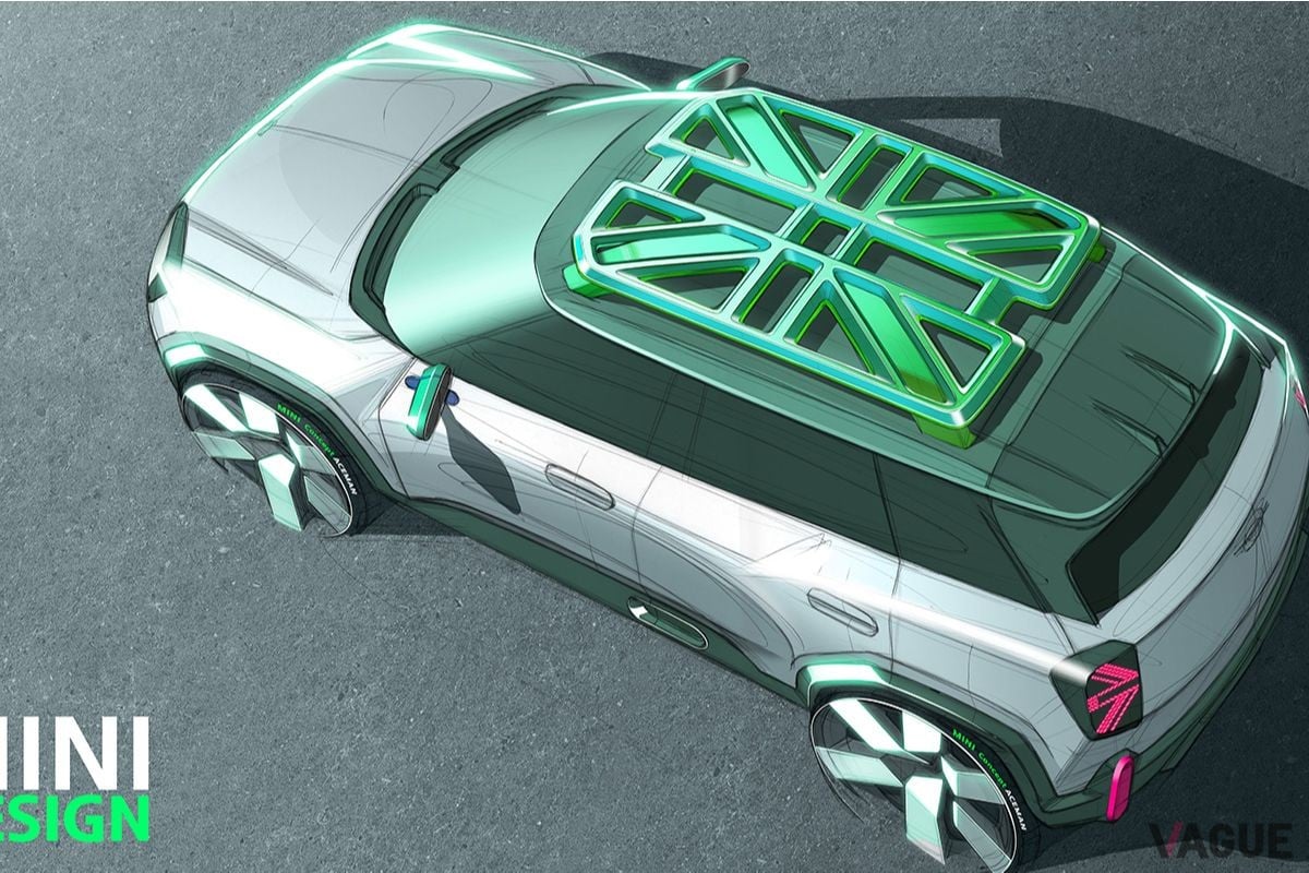 2022年に世界初公開された「ミニ・コンセプト・エースマン」のデザイン画