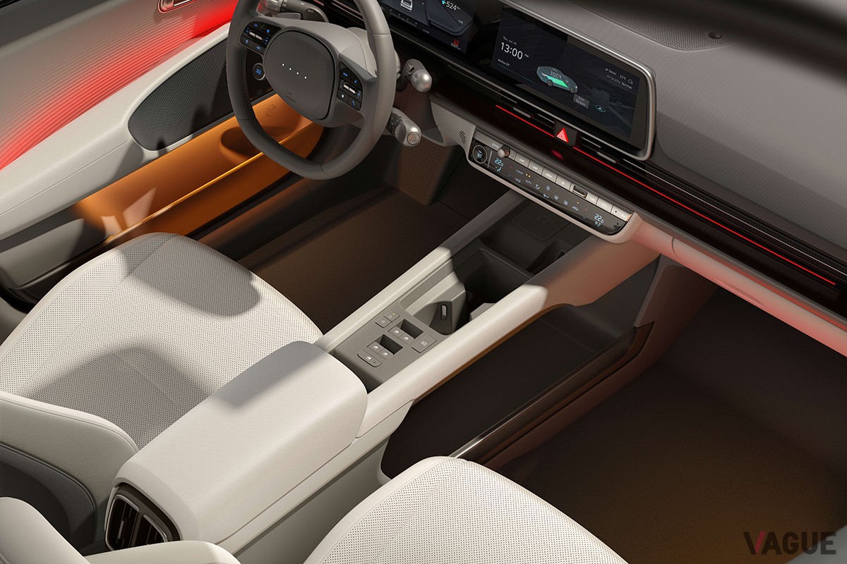 ヒョンデ新型「アイオニック6」のインテリア