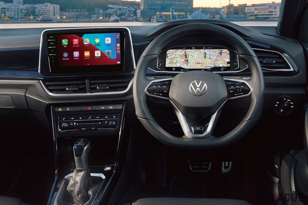 VW改良新型「Tロック」のインパネ
