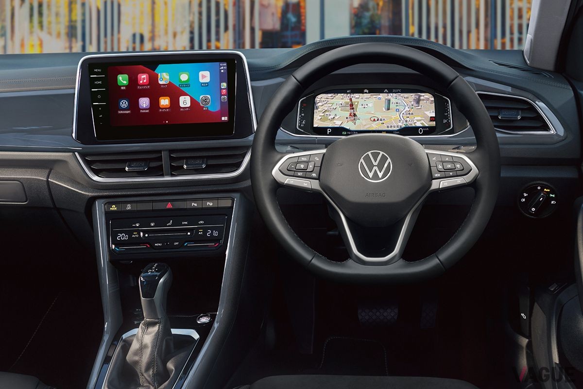 VW改良新型「Tロック」のインテリア