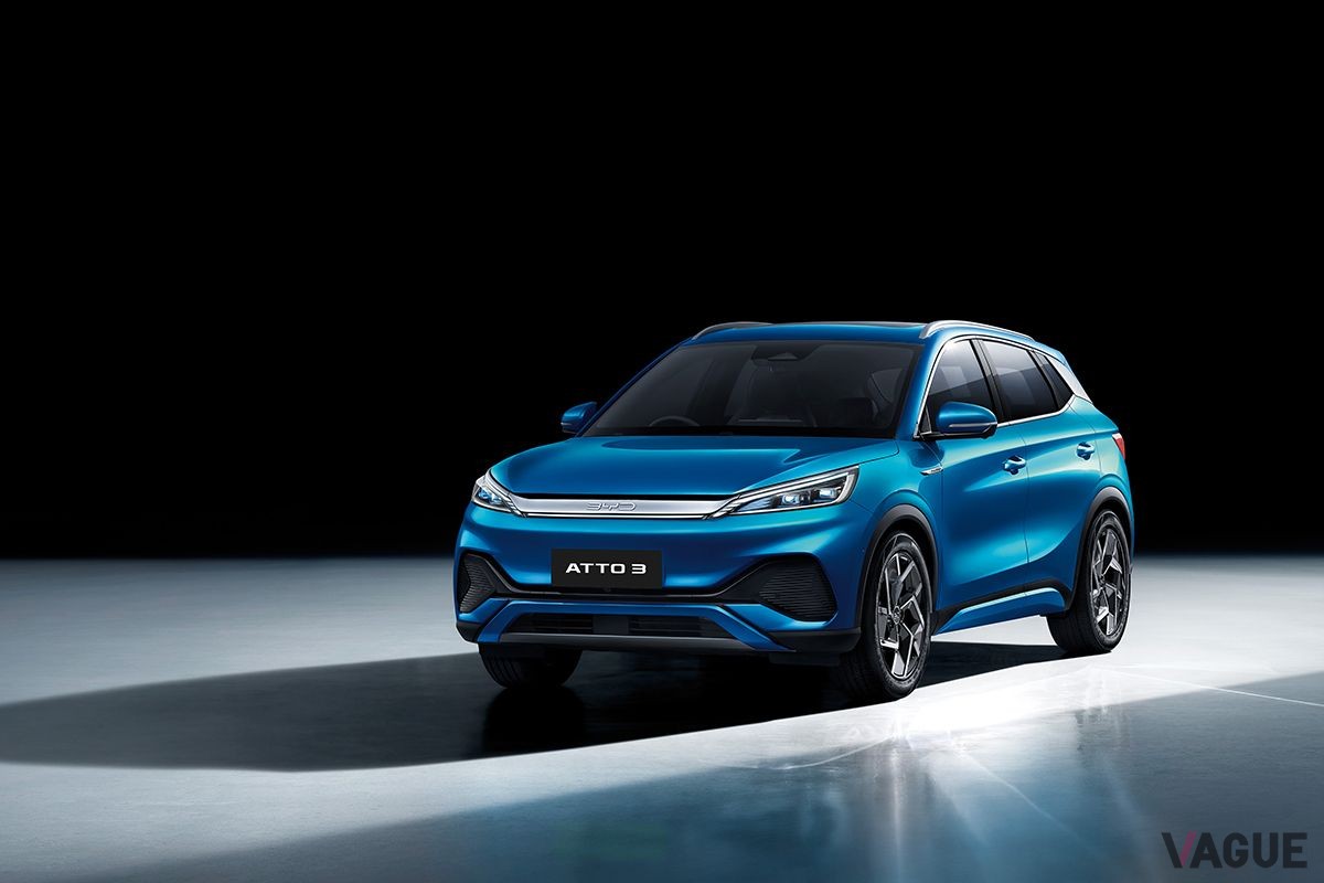 2023年1月に日本発売予定のBYDのミドルサイズSUV「ATTO3（アットスリー）」