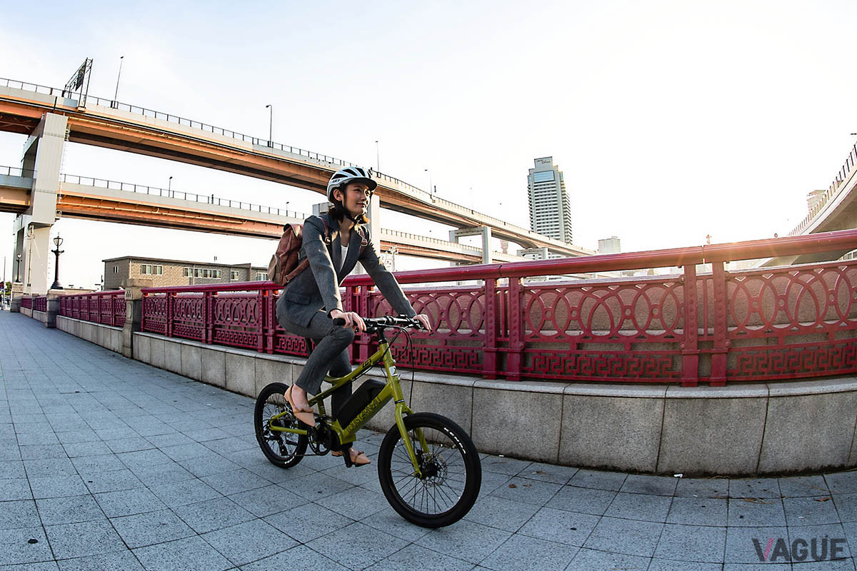 登り坂や長距離走行時には体力を温存できるので自転車通勤にも最適だ