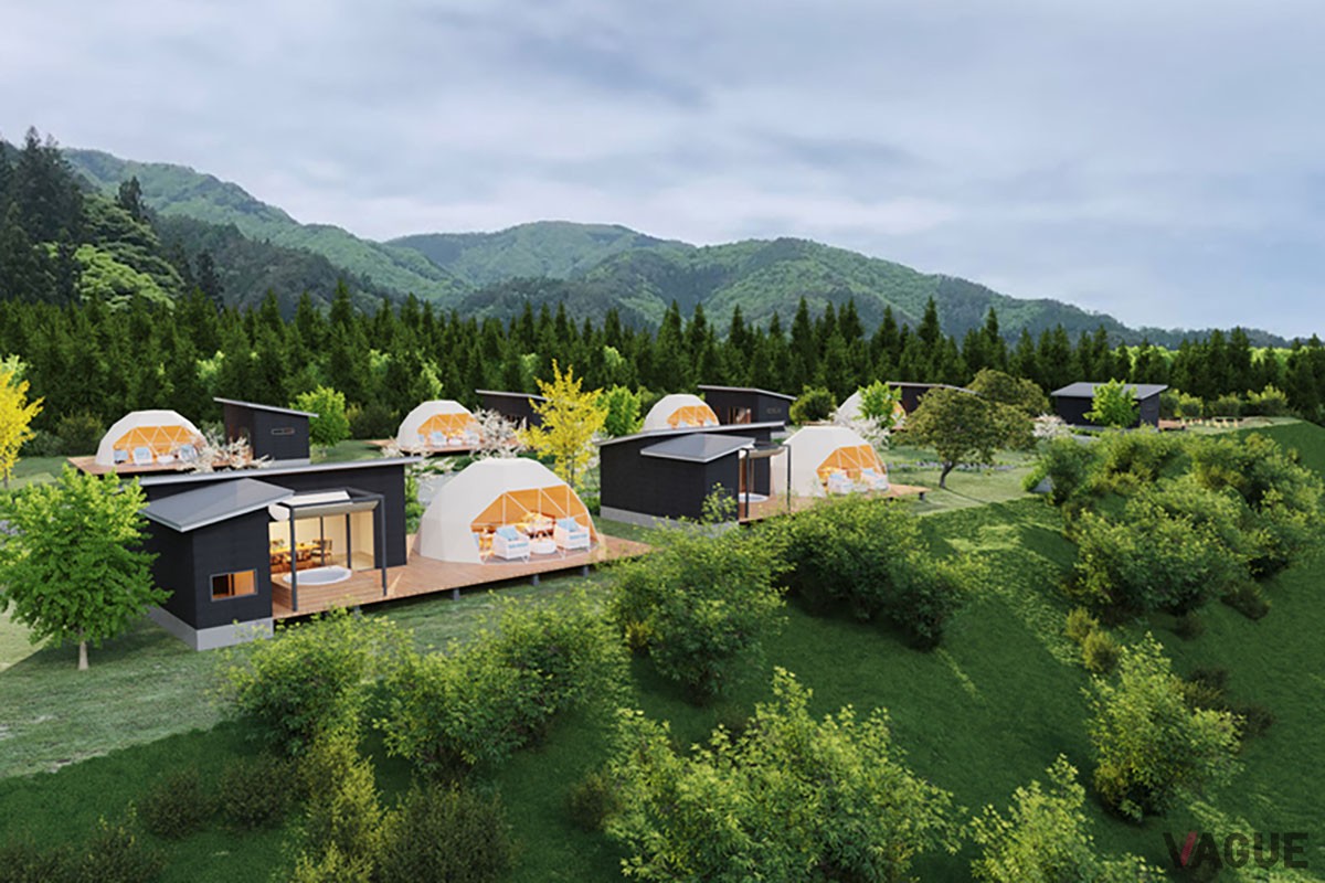 “日本一星空がきれいな村”として知られる長野県阿智村に誕生したモダンで居心地のいい北欧スタイルのグランピング施設「mokki～stardust luxury glamping achi village～」