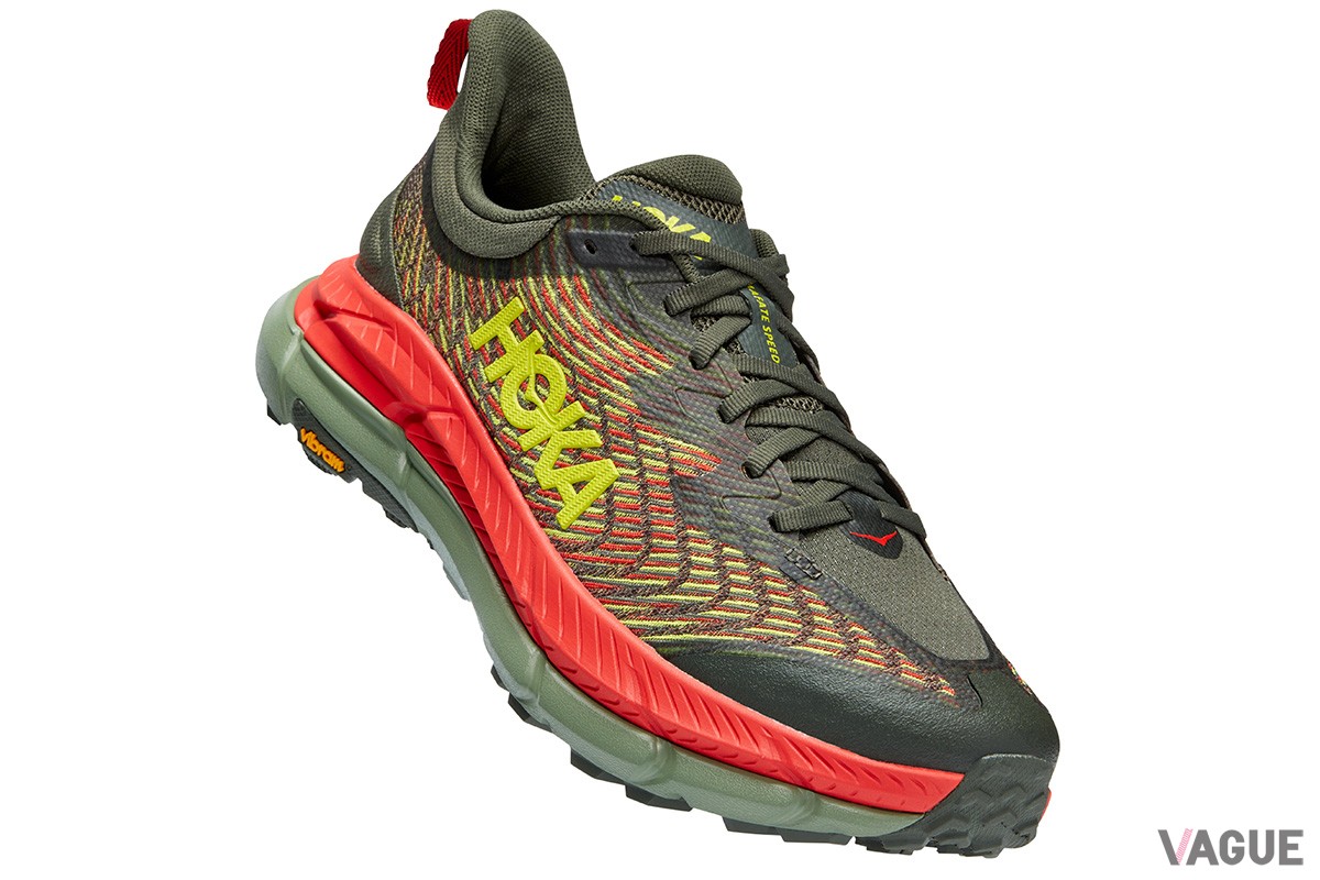 HOKAの技術を余すところなく注入し、長距離のトレイルでも高いパフォーマンスを維持できるよう設計された「MAFATE SPEED 4」