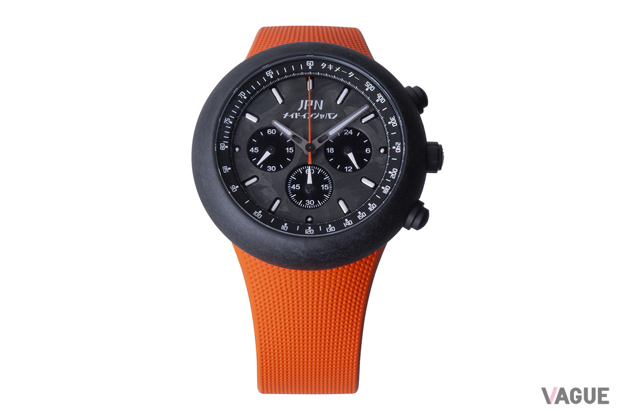 「130R Q1 オレンジ」（JPNW-001CO）にはオレンジラバーストラップが付属