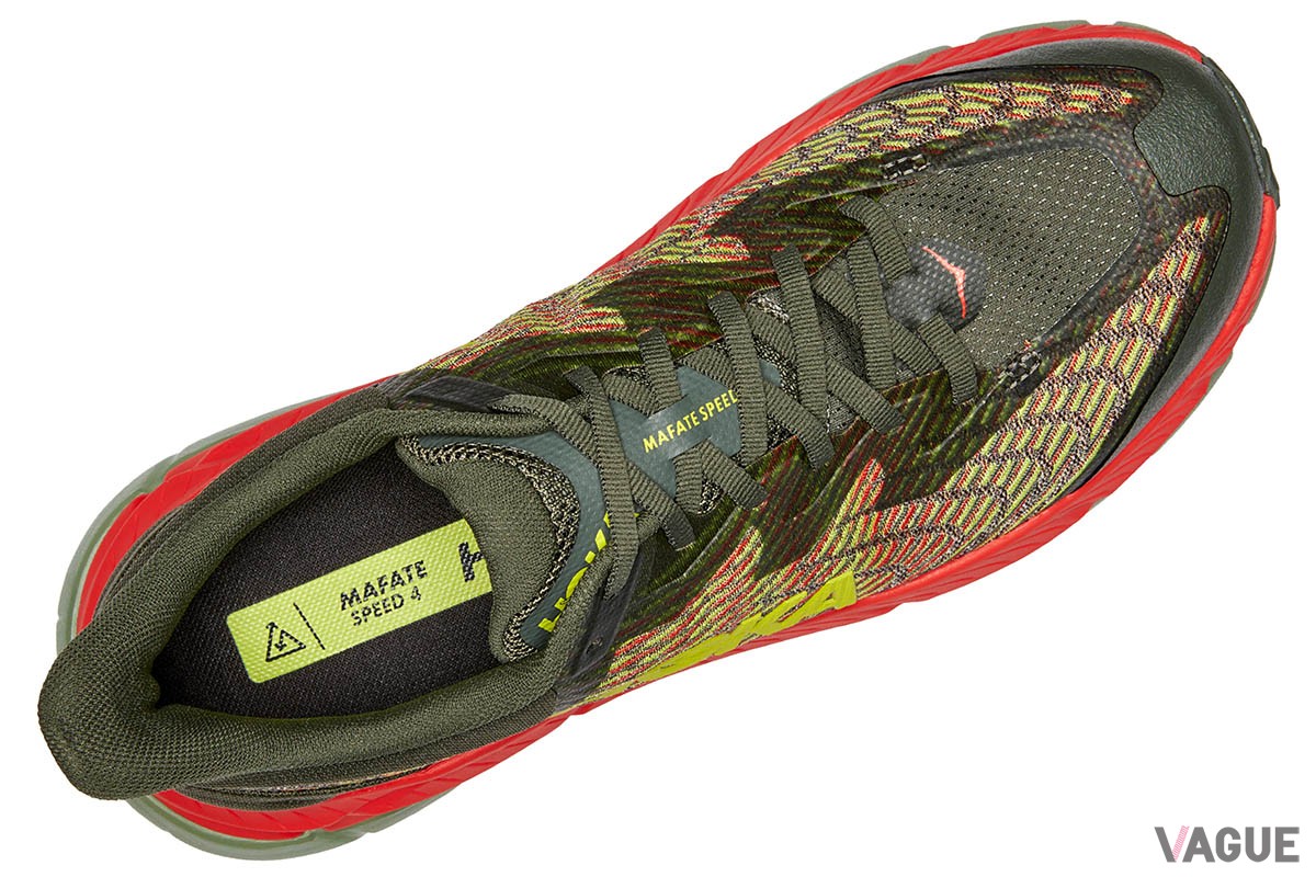 HOKAの技術を余すところなく注入し、長距離のトレイルでも高いパフォーマンスを維持できるよう設計された「MAFATE SPEED 4」