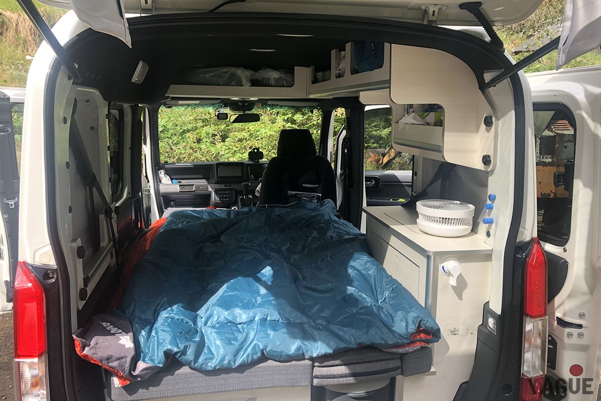車中泊を快適に楽しむために欠かせない3大マストアイテムは「マット」、「寝袋」、「シェード」