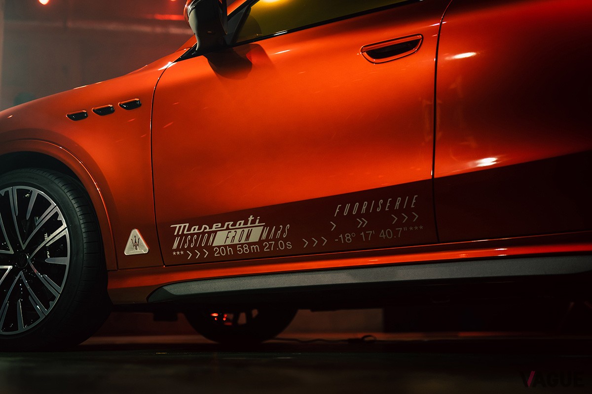 まもなく上陸するマセラティの新型SUV「グレカーレ」のカスタマイズコンセプトモデル「グレカーレ・ミッションフロムマース」　写真：HIROMITSU YASUI（Weekend.）