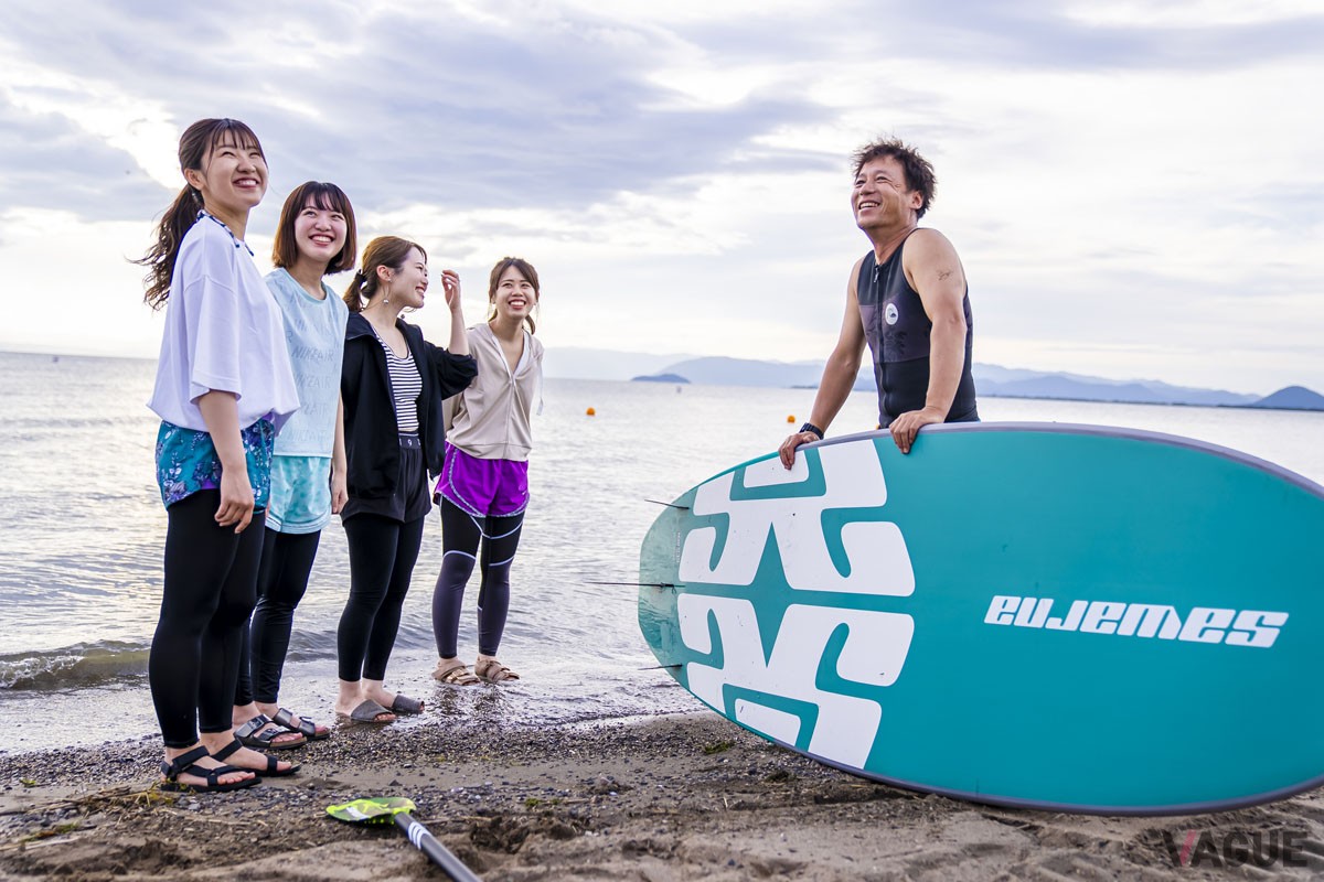 SUPやテントサウナ、キャンプ宿泊も楽しめる琵琶湖のビーチリゾート「OUMI WAVE」が今季も期間限定でオープン