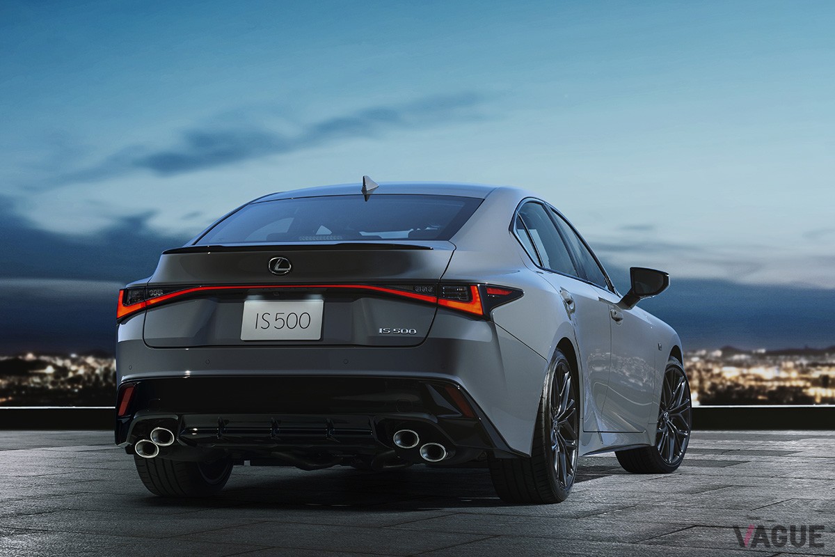 いまや貴重な5リッター自然吸気V8エンジンを搭載するハイパフォーマンスセダン、レクサス「IS500“F SPORT Performance”」