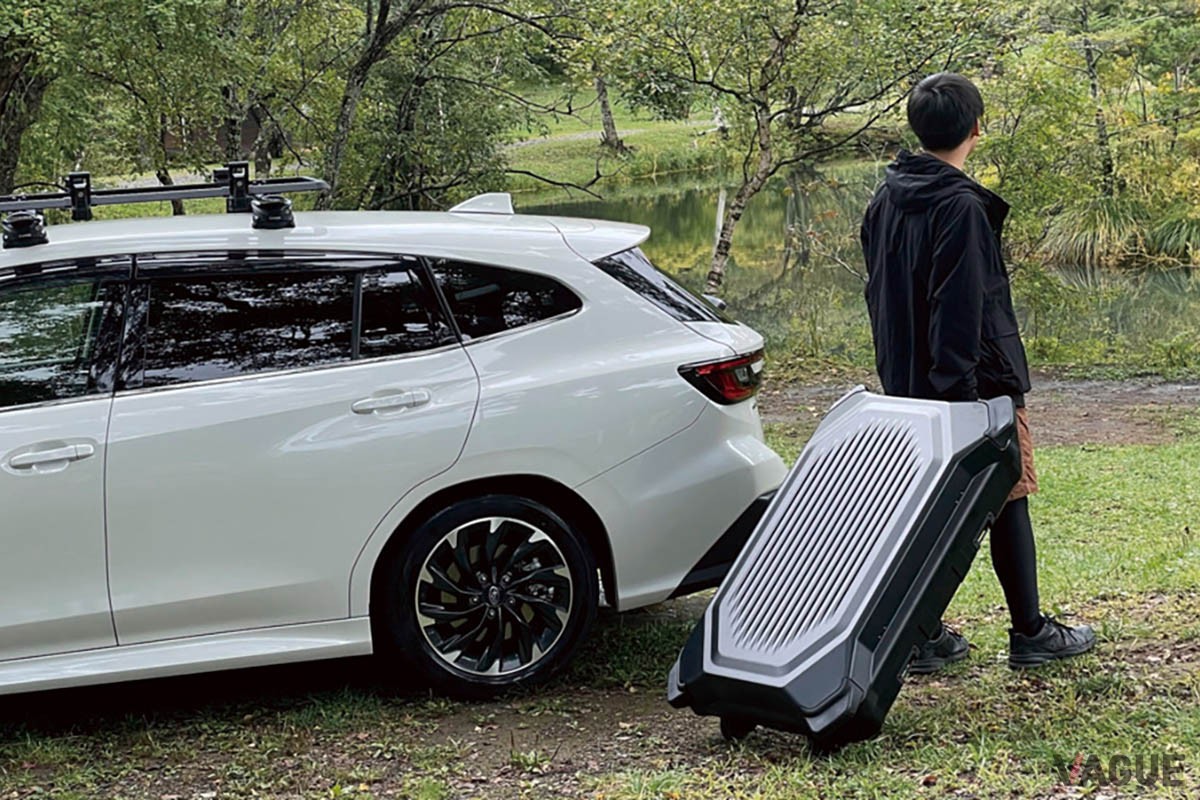 新構造の“クイックロックシステム”とタイヤの搭載により、荷物の運搬を楽にする「INNO ギアキャリー160」と「INNO クイックベース60」