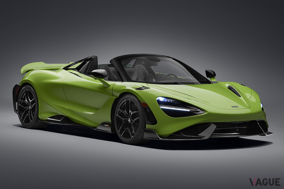 マクラーレン「765LTスパイダー」は、最高出力765ps／7500rpm、最大トルクは800Nm／5500rpm