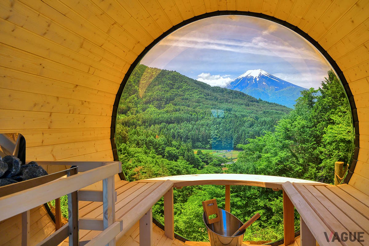 富士山の絶景を臨みながら貸切の露天風呂＆サウナで至福の時間を過ごせる「杓子山ゲートウェイキャンプ」に新設のグランスイート