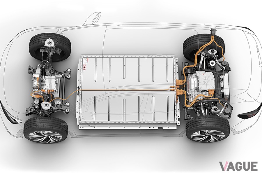 VW「ID.4」の透視図